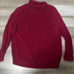 Turtle neck over sized sweater
